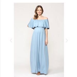 HELLO MIZ Maternity Off The Shoulder Maxi Dress M
